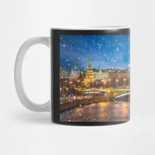 Panoramic view of Moscow Kremlin Mug